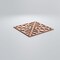 Ekena Millwork Medium Garland Decorative Fretwork Wood Wall Panels, Cherry, 15 3/8"W x 15 3/8"H x 3/8"T WALW16X16X0375GRDCH - alternate 5